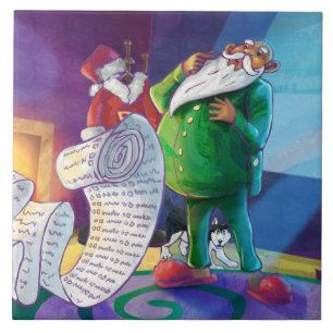 Check it Twice Santa Tile