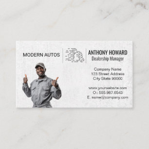 Check List Smog Technician   Mechanic  Business Card