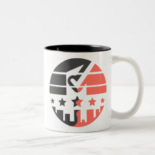 Check Mark of Unity Two-Tone Coffee Mug