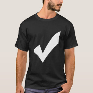 check mark with particle edge T-Shirt