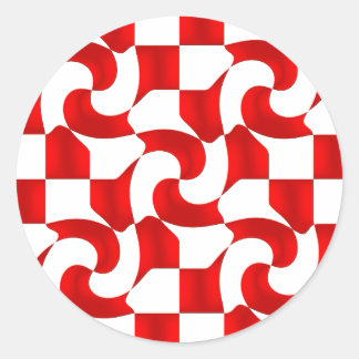 check-mate classic round sticker