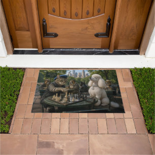 Check Mate in Central Park Doormat