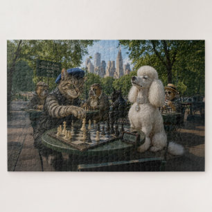 Check Mate in Central Park No 1 Jigsaw Puzzle