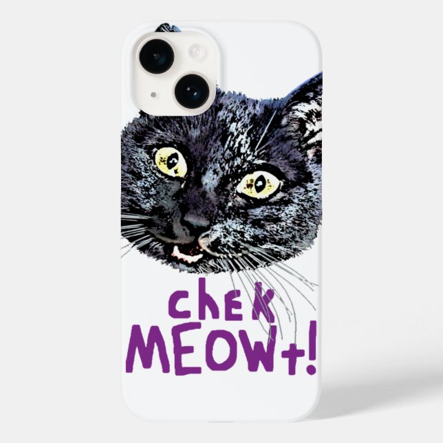 Check MEOWt Case-Mate iPhone Case (Back)