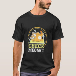 Check Meowt Cat Yoga Workout Kitten T-Shirt