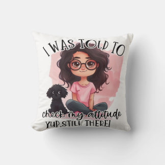 Check my Attitude! Cushion