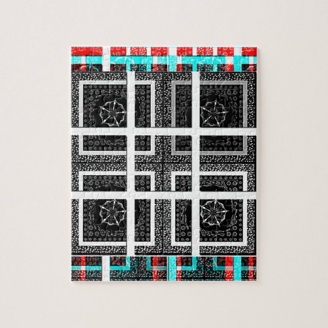 Check my Squares Curves.png Jigsaw Puzzle (Vertical)