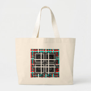 Check my Squares Curves.png Large Tote Bag