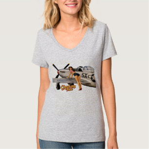 Check My Tail Women's V-Neck T-Shirt