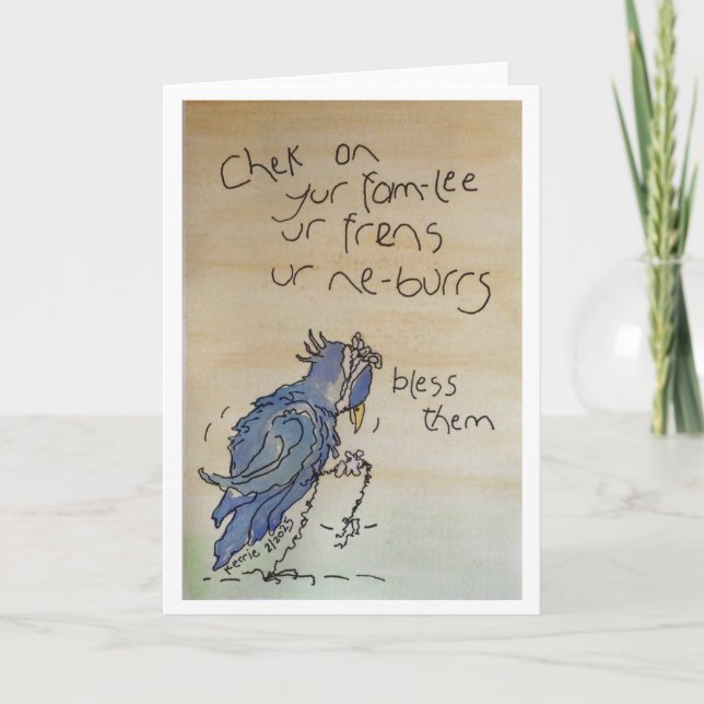 Check on your.... thank you card (Front)