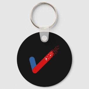 Check Out America First July 4th Key Ring