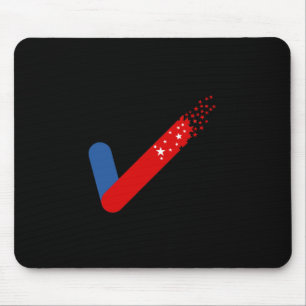 Check Out America First July 4th Mouse Mat