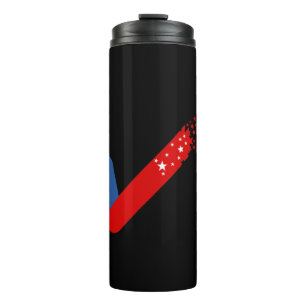 Check Out America First July 4th Thermal Tumbler