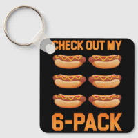 Check Out My 6 Pack Hot Dog Sausage Food Hotdog Lo