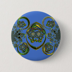 Check out my blue curves 6 cm round badge