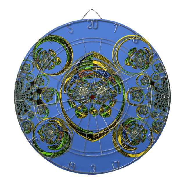Check out my blue curves dartboard (Front)