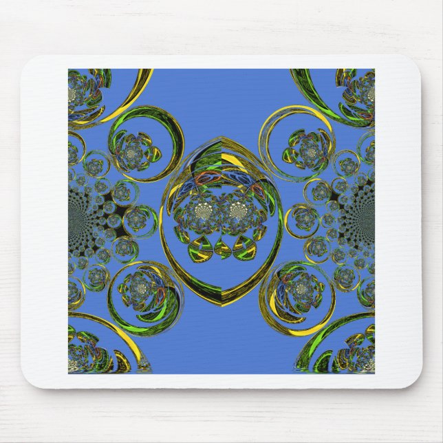 Check out my blue curves mouse mat (Front)