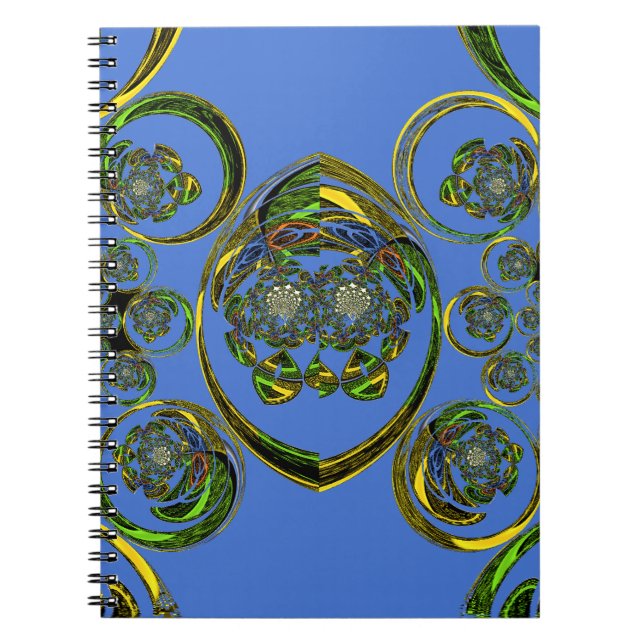 Check out my blue curves notebook (Front)