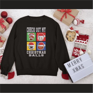 Check out my Christmas balls with Santa Claus hat T-Shirt