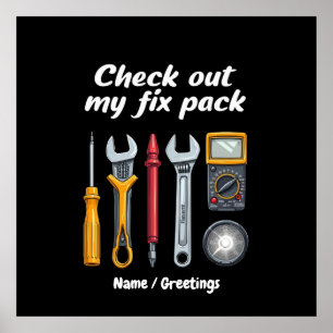Check Out My Fixpack The Premium Kit Custom Poster