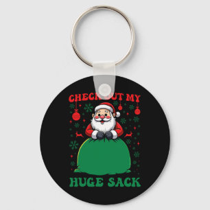 Check Out My Huge Sack Santa Christmas 2024 Holida Key Ring
