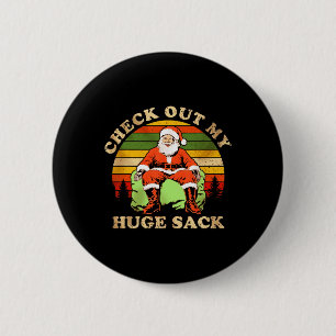 Check Out My Huge Sack Vintage Santa Christmas 202 6 Cm Round Badge