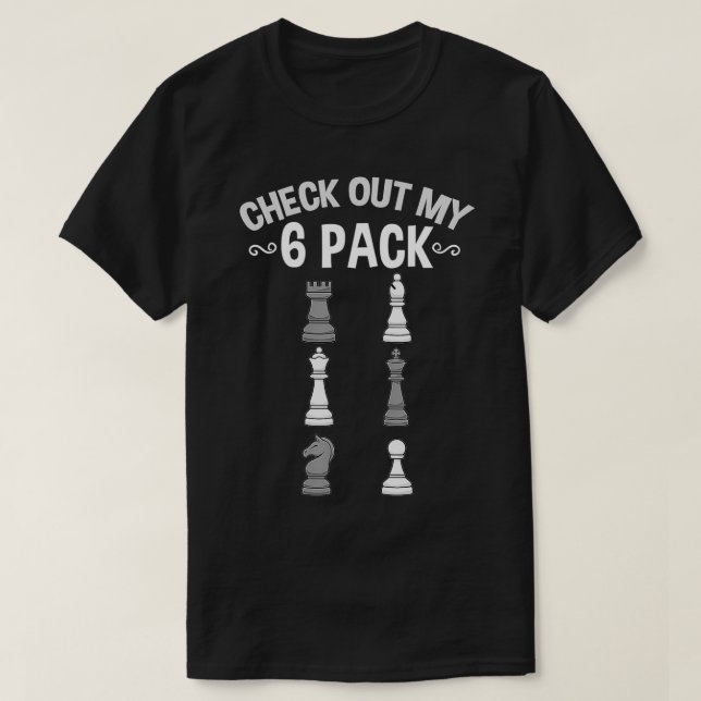 Check Out My Si Pack Chess  T-Shirt (Design Front)
