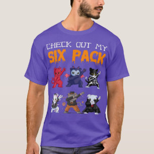 Check Out My Six Pack Bat Demon Skeleton Vampire H T-Shirt