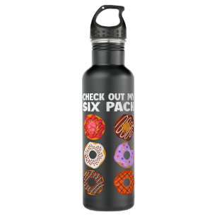 Check Out My Six Pack Doughnut Funny Doughnut Cool 710 Ml Water Bottle