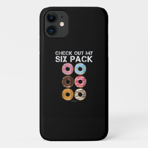 Check Out My Six Pack Doughnut - Funny Gym iPhone 11 Case