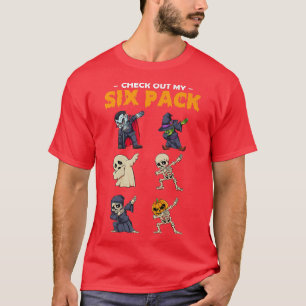 Check Out My Six Pack Lazy Halloween Costume Dabbi T-Shirt