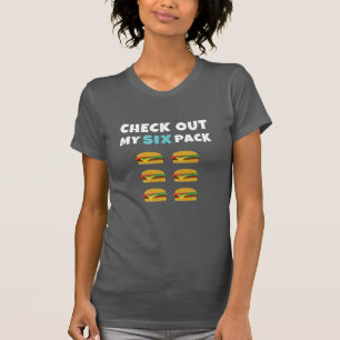 Check Out My Six Pack.. of Burgers T-Shirt