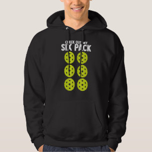 Check Out My Six Pack Pickleball Player Sport Hoodie