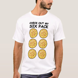Check Out My Six Pack - Pizza T-Shirt