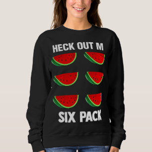 Check Out My Six Pack Tropical Summer Vibes Fruit Sweatshirt