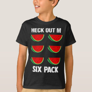 Check Out My Six Pack Tropical Summer Vibes Fruit T-Shirt