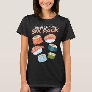 Check out my Sushi Six Pack I Sushi  Japanese Food T-Shirt