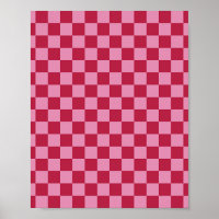 Check Pattern Magenta And Pink