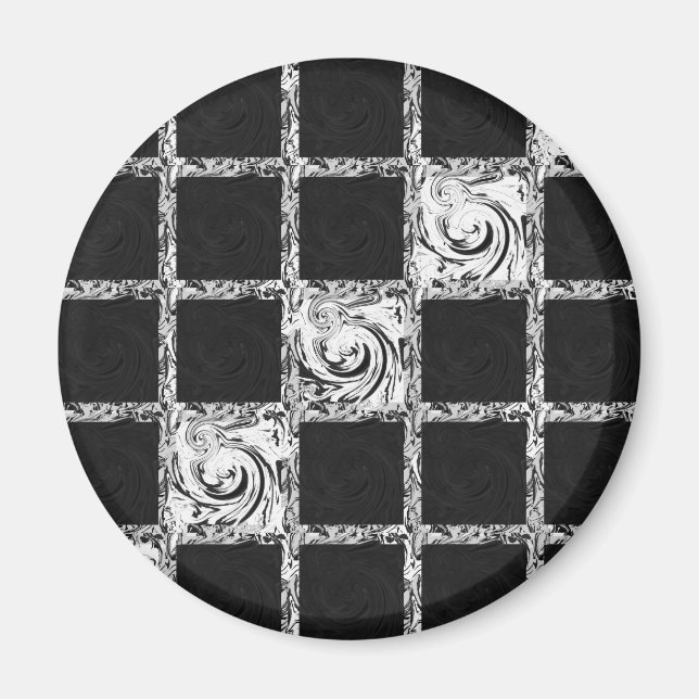 check pattern magnet (Front)