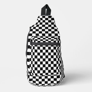 Check Pattern Sling Bag