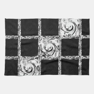 check pattern tea towel