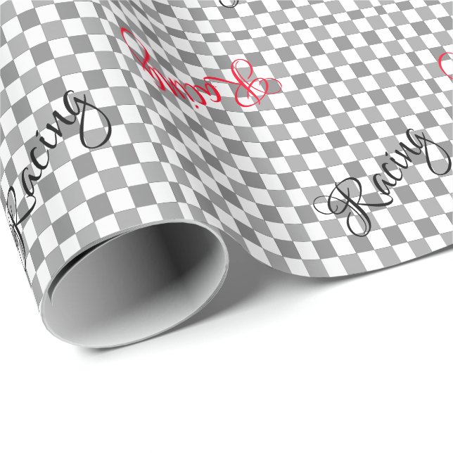 Check Print Wrapping Paper (Roll Corner)