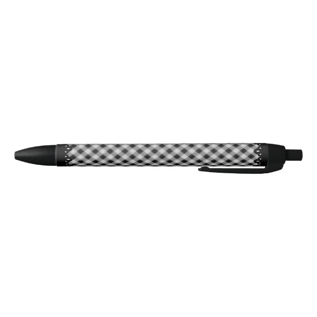 CHECK RACE BLACK BALLPOINT PEN (Bottom)