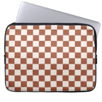 Check Rust Chequered Terracotta Chequerboard