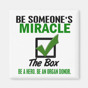 Check The Box Be An Organ Donor 6 Magnet
