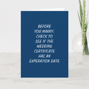 CHECK THE EXPERATION DATE-1st WEDDING ANNIVERSARY Card