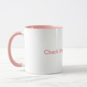 Check the Handle First! Combo Mug