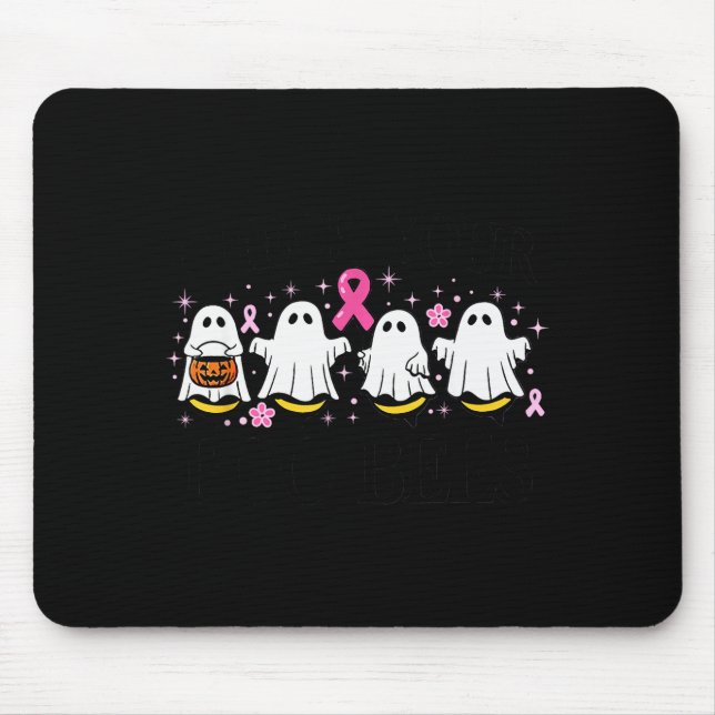 Check Your Boo Bees Funny Breast Cancer  Mouse Mat (Front)
