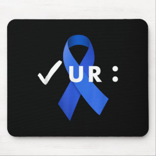 Check Your Colon, Colonoscopies. Colon Cancer Awar Mouse Mat