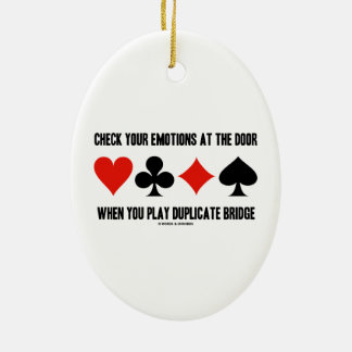 Check Your Emotions At The Door When You Play Ceramic Tree Decoration